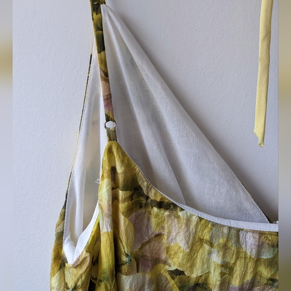 Baum Und Pferdgarten Midi Slip Dress Yellow Floral - Picture 10 of 17